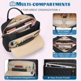 thumbnail image 2 of Waterproof Laptop Bag 17.3 Inch Briefcase for Women with Multi-Functional Compartments, Black, 2 of 7
