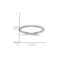 thumbnail image 6 of 14k White Gold Round Cut Diamond Eternity Wedding Band Anniversary Ring Size 4.5 - 1/2 Ct., 6 of 6