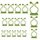 thumbnail image 1 of Paquete de 30 Clips de entrenamiento de tallos de plantas para entrenamiento de bajo estrés y entrenamiento de flexión de crecimiento de plantas, Clips de flexión de tren de plantas, 1 of 5