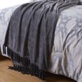 thumbnail image 4 of Andria 10 Piece King Size Comforter and Coverlet Set The Urban Port, Blue and Gray- Saltoro Sherpi, 4 of 6