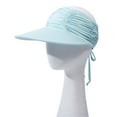 thumbnail image 2 of Riforla Women Men Summer Western Cowboy Hat Shapeable Straw Hat Hollowed Out Sun Hat Beach Hats for Women Blue, 2 of 5