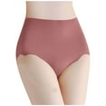 thumbnail image 5 of Ashirexll Ladies Underwear Panties, High Waisted Underwear for Women, Plus Size Mid High Waist Period Panties Leak Proof Triangle Breathable Seamless, 5 of 7