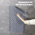 thumbnail image 5 of Elainilye Non Slip Shower Mat, Bathtub Safety Mat, Suction Cup Bath Mat, 28x14 Inch Drain Hole Floor Pad for Tub, 5 of 6