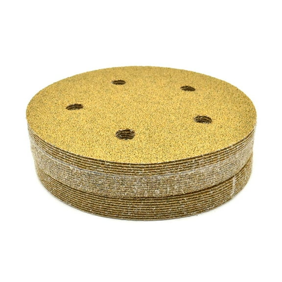 Superior Pads and Abrasives SD550H 60 Grit 5 Inch Diameter 5-Hole Hook & Loop Sanding Paper - 25/Pack (Ceramic Aluminum Oxide)