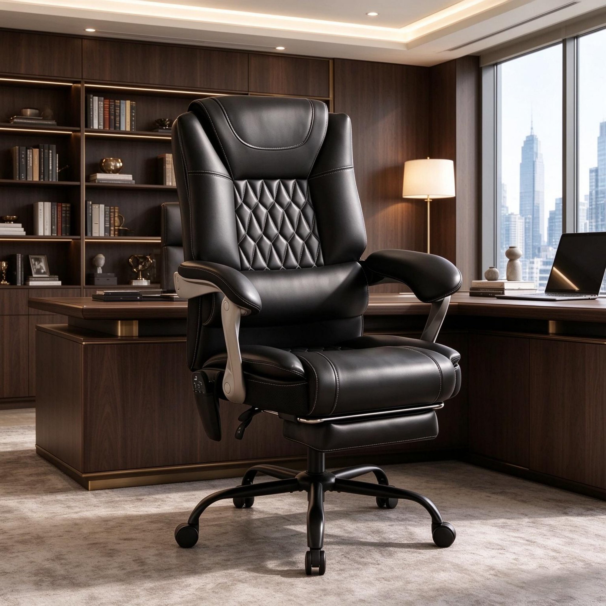 reclining massage desk chair 400lb product