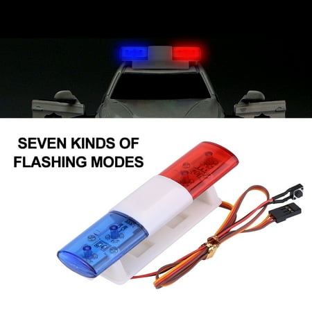 

Warning Flashing Lights Plastic RC Car LED Light For Car Model Accident Handling Vehicle Remote Control Car RC Accessory