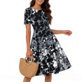 thumbnail image 4 of Fashion A-Line Dress for Women CIENVNSTG Flowy Summer Dress Perfect for Casual Outings or Parties, 4 of 6