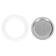 thumbnail image 1 of Filter Basket, Rustproof Coffee Filter High Hardness Safe Stainless Steel With Rubber Gasket For Coffee Maker 2 Servings, 1 of 8