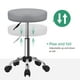 thumbnail image 5 of Silla de salón FURWOO, taburete ajustable con ruedas, color gris, 5 of 7