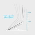 thumbnail image 2 of Amdohai Foldable Laptop Stand Non-Slip Computer Holder Riser 6 Levels Adjustable Aluminum Alloy Desktop Mount Compatible, 2 of 8