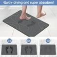 thumbnail image 2 of YIEMEEN Absorbent Bath Mat, Antislip Diatomite Quick Dry Floor Covering Bathroom Mat, 2 of 14