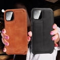 thumbnail image 4 of Case For iPhone 11 Luxury Flip Leather Cover Phone Wallet Cover(Brown), 4 of 6