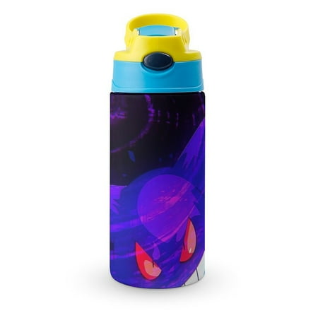 

Gengar kids stainless steel water cup with straw 350ml