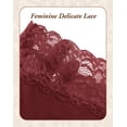 thumbnail image 5 of INNERSY Women’s High Waisted Lace Briefs Soft Cotton Underwear 5 Pack(L,Dark Vintage), 5 of 6
