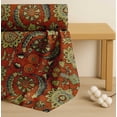 thumbnail image 4 of Soimoi Cotton Cambric Fabric Leaves & Floral Ethnic Decor Fabric Printed Yard 42 Inch Wide, 4 of 7