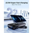 thumbnail image 6 of Power Bank, 15000mAh Portable Charger with Built in Cable, 22.5W Fast Charging, 6 Outputs, Slim Travel Essential Battery Pack with LED Display, Compatible with iPhone 17/16/15/14/13, Samsung, iPad, 6 of 7