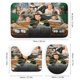 thumbnail image 3 of Richie Rich-theme 4-Piece Shower Curtain Set with Rugs, Waterproof Bathroom Decor Set Includes Bath Mat, U-Shaped Rug, Toilet Lid Cover and Curtain with Hooks, 3 of 6