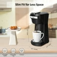 thumbnail image 5 of Single Coffee Maker 2in 1 for K Cup Pods & Ground Coffee 3 Color 6-14oz Drip Coffee Machine, 5 of 10