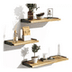 thumbnail image 2 of Repisas Flotante Minimalista para Decorar 3 piezas Marron claro, 2 of 4