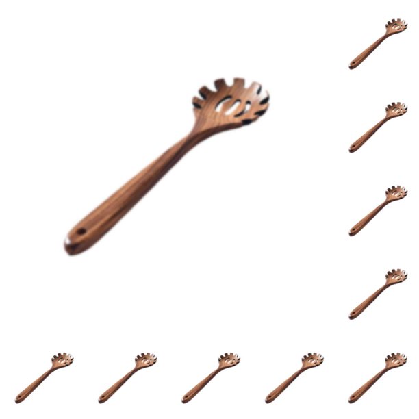 Kearding Juego de utensilios de cocina de para entusiastas de la cocina, cucharas de unisex y fáciles de limpiar para cocinar Lo Mein Scoop primicia lo mein 10Conjunto