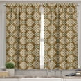thumbnail image 2 of Ambesonne Oriental Valance & Curtain, Middle Eastern Motifs, 55"x30", Pale Brown Pale Blue, 2 of 6