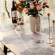 thumbnail image 4 of Decoraciones de plástico para mesa de comedor, tapetes para platos de boda, fiestas navideñas, 4 of 5