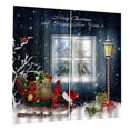 thumbnail image 4 of Cortinas navideñas para sala de estar Sunnimix Cortinas de ventana 3D de Navidad 140x100cm, 4 of 8