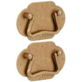 thumbnail image 3 of Accesorios para muebles, juego de 2 tiradores de cobre antiguos de estilo vintage para cajón, valor excepcional, 3 of 12