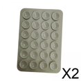thumbnail image 1 of 2xPhone Soporte De Succión Funda De Silicona Para Teléfono Soporte De Ducha Para Selfies Y Vídeos Gris Claro, 1 of 10