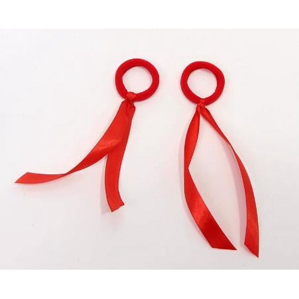 KAKOWELY 2 cintas elásticas para el pelo para niñas, coleteros para cosplay, cuerda para el pelo para niñas pequeñas.