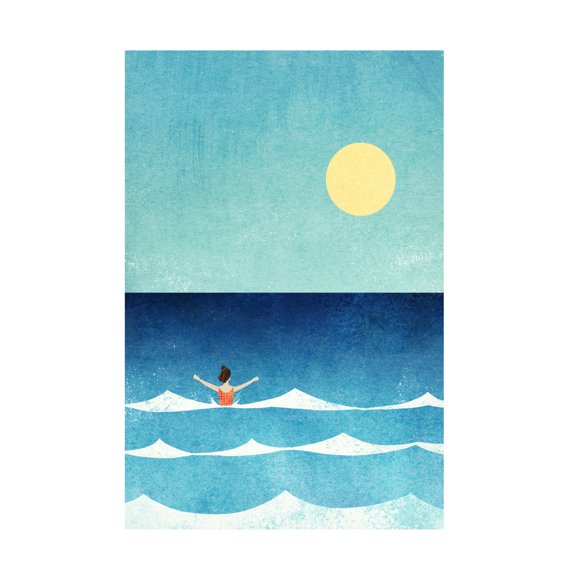 Trademark Fine Art ByKammille Sea Swim ii Canvas Wall Art