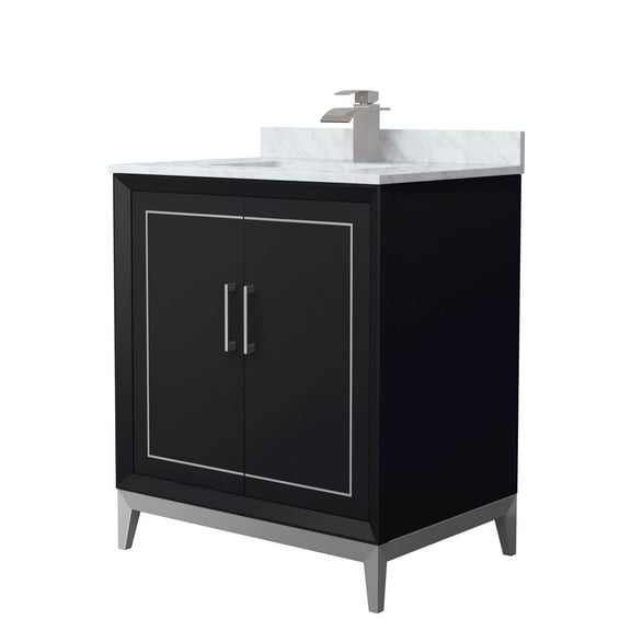 Wyndham Collection Wch515130s-Nat-Unsmxx Marlena 30" Free Standing Single Basin Vanity Set