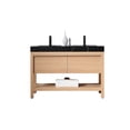thumbnail image 4 of Bibury 48" Whitewash Oak Freestanding Bathroom Vanity, 4 of 14