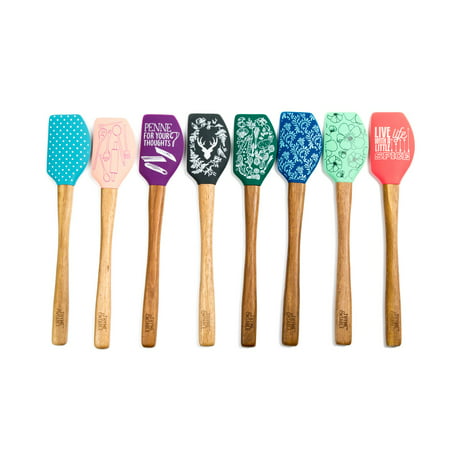 Thyme & Table Seafoam Floral Pointed Spatula