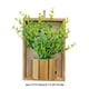 thumbnail image 3 of Wooden Rectangular Photo Frame Hanging Decorations High Class Feeling Living Room Green Wall Decorations Faux Rattan Wall Decorations, 3 of 5