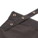 thumbnail image 4 of pechera con 2 bolsillos denteros para mujer gris Zulema Vestido de babero ajustable, 4 of 8
