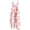 Hot Pink, variant on Taylonsss Clearance Women's Fashion Loose Print Lace Up Pants Wide Leg Pocket Jumpsuit