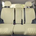 thumbnail image 5 of For 2019–2023 Hyundai Santa Fe FH Group Custom Fit Neoprene Waterproof Car Seat Covers - Rear Set Solid Beige, 5 of 5