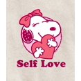 thumbnail image 3 of Peanuts - Self Love Belle - Toddler And Youth Crew Fleece Sweatshirt, 3 of 6
