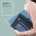 thumbnail image 7 of POPRUN Academic Planner 2025-2026, K7-8.5" x 10.5", Hard Cover, Daily Weekly and Monthly Appointment Book with Hourly Time Slots, 100 GSM, Light Pink, 7 of 7
