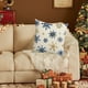 thumbnail image 1 of Uuiauoio Festive Holiday Throw Pillow Cover with Design, Linen-Look Polyester Decorative Cushion Case for Sofa, Living Room, Bedroom, and Seasonal Home Décor, Machine Washable, 1 of 6