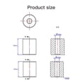 thumbnail image 5 of 4 Uds columnas de nivelación de cama caliente de silicona para impresora 3D Ender-3 3S 3 Pro 3 V2 Ehuebsd  Para estrenar, 5 of 5