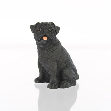 Conversation Concepts Pug Miniature Dog Figurine - Black
