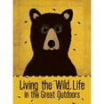 thumbnail image 3 of Marrott, Stephanie 12x14 Black Modern Framed Museum Art Print Titled - Wild Bear, 3 of 5