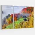 thumbnail image 1 of Designart - Colorful Autumn Landscape in Mountains - Large Landscape Canvas Art Print, 1 of 1