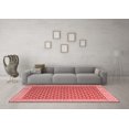 thumbnail image 3 of Ahgly Company Indoor Rectangle Abstract Red Contemporary Area Rugs, 8' x 10', 3 of 4