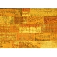 thumbnail image 1 of Ahgly Company Indoor Rectangle Patchwork Yellow Transitional Area Rugs, 5' x 8', 1 of 4