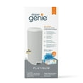 thumbnail image 1 of Diaper Genie Platinum Diaper Pail, Stone Gray, Stainless Steel, Foot Pedal, Odour Control, 1 of 9