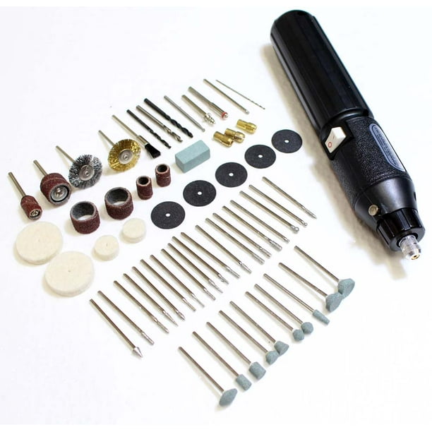 DYNAMIC High Speed Rotary Tool with 60 Accessories Cordless