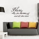 thumbnail image 4 of Fiudx Vinilo Decorativo para Pared, Diseño con Frase Inspiradora, Adhesivo Extraíble, Fácil de Instalar, Duradero (5-8 Años), Superficies Lisas, para Sala de Estar y Dormitorio, 56 X 30 Cm, 4 of 6